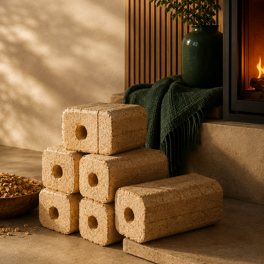 Holzbriketts